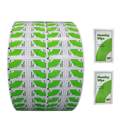 natte doekjes voor het lamineren van aluminiumfolie, papier, complexe papier en karton