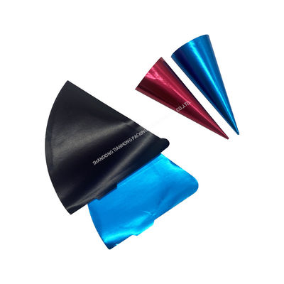 Complexe methode Laminatiemethode IJscreme Kegelmouwpapier Zilvergoud Aluminiumfolie Papier