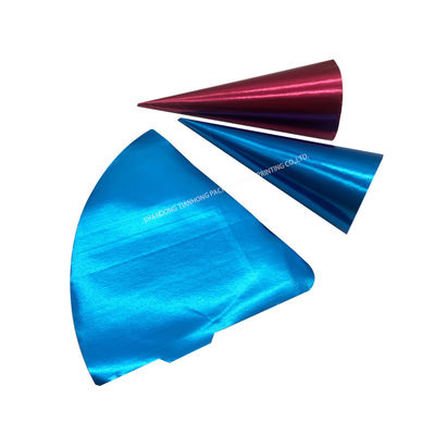 Complexe methode Laminatiemethode IJscreme Kegelmouwpapier Zilvergoud Aluminiumfolie Papier