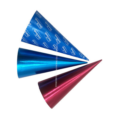 Complexe methode Laminatiemethode IJscreme Kegelmouwpapier Zilvergoud Aluminiumfolie Papier