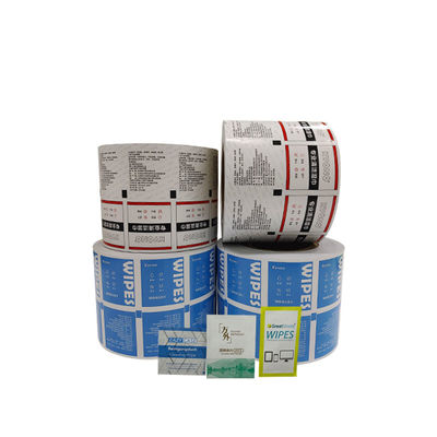 Mechanical Pulp Wet Wipes voor 0-9 Printing Color Aluminium Foil Paper/Gel Series