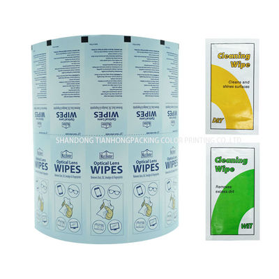 Flexografisch drukwerk 73 83 125GSM Aluminiumfolie filmrolletjes voor alcoholverpakkingen