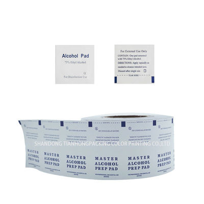Flexografisch drukwerk 73 83 125GSM Aluminiumfolie filmrolletjes voor alcoholverpakkingen