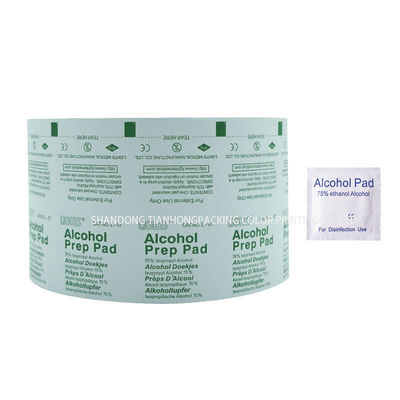 Flexografisch drukwerk 73 83 125GSM Aluminiumfolie filmrolletjes voor alcoholverpakkingen