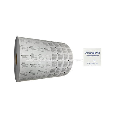 Flexografie Druk Warmteverzegeling Alcohol Prep Pad Aluminiumfolie Gelamineerd Papier Film voor het reinigen van bril