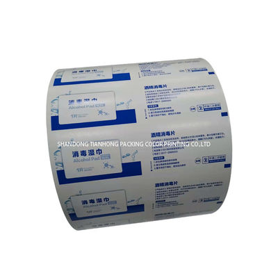 Houtpulp Vier lagen gelamineerde aluminiumfolie film rollen Verpakking Bzk Wipes