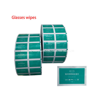 30-1100 mm Breedte Flexografie Geprinte Gravure Aluminiumfolie Filmrol voor Bzk Wipes Sachets
