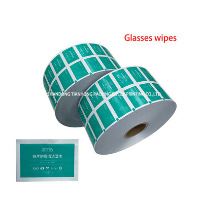 30-1100 mm Breedte Flexografie Geprinte Gravure Aluminiumfolie Filmrol voor Bzk Wipes Sachets