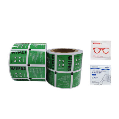 Waterdicht aluminiumfoliepapier Plastic Pet PE Packaging Film Roll voor Bzk Wipes