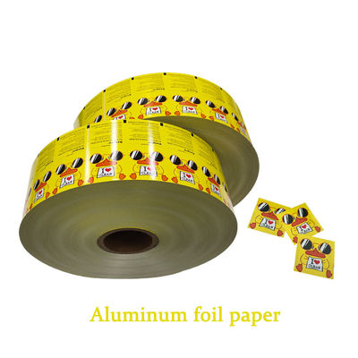 Flexografie Drukt afval Medische verpakkingen Aluminiumfolie Rollen Voorraadmateriaal 30-1100mm Breedte
