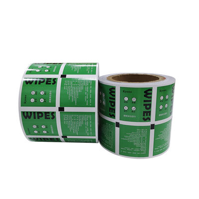 Op maat gedrukt logo automatisch verpakkingsmateriaal rolfilm met drukwerk